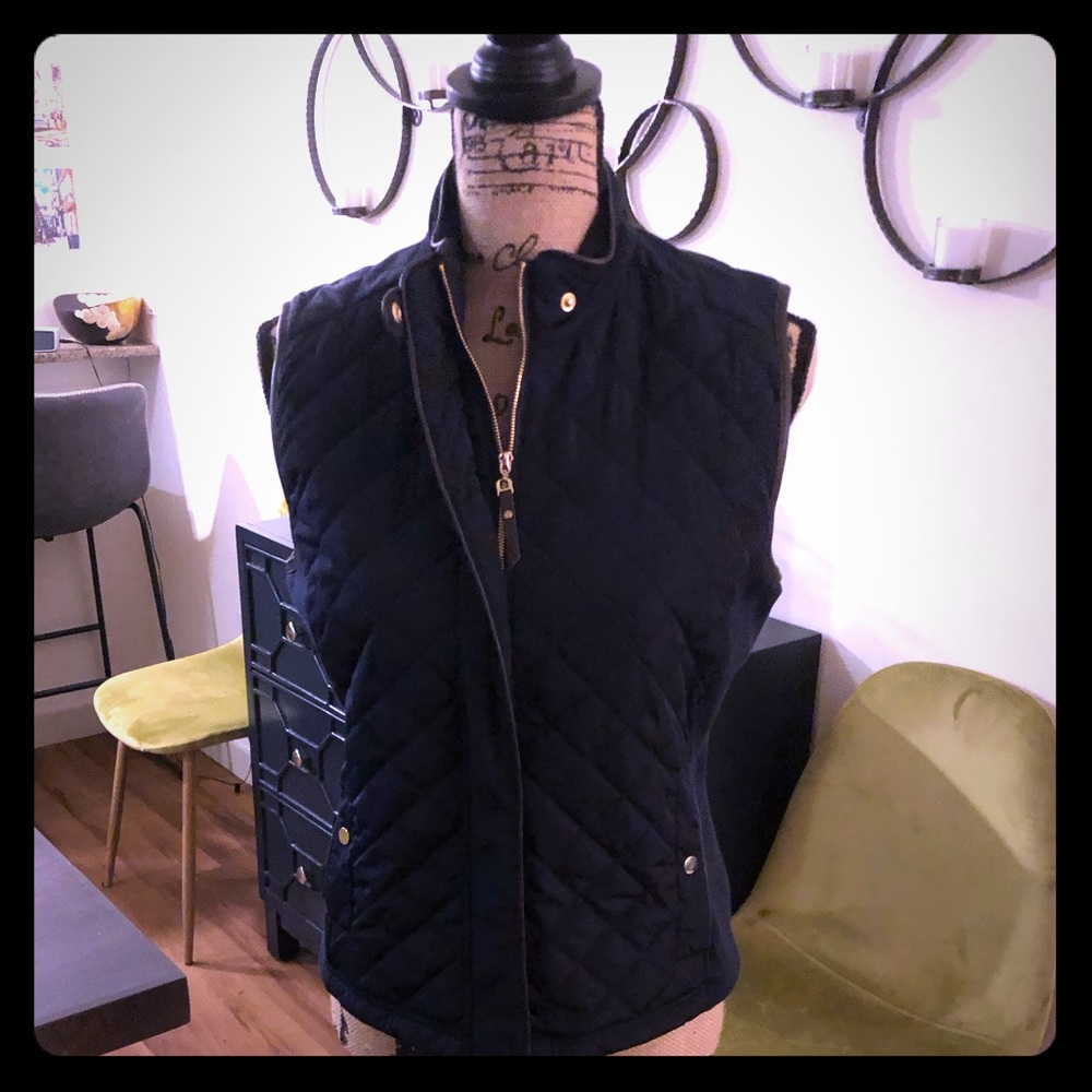 Navy blue vest
